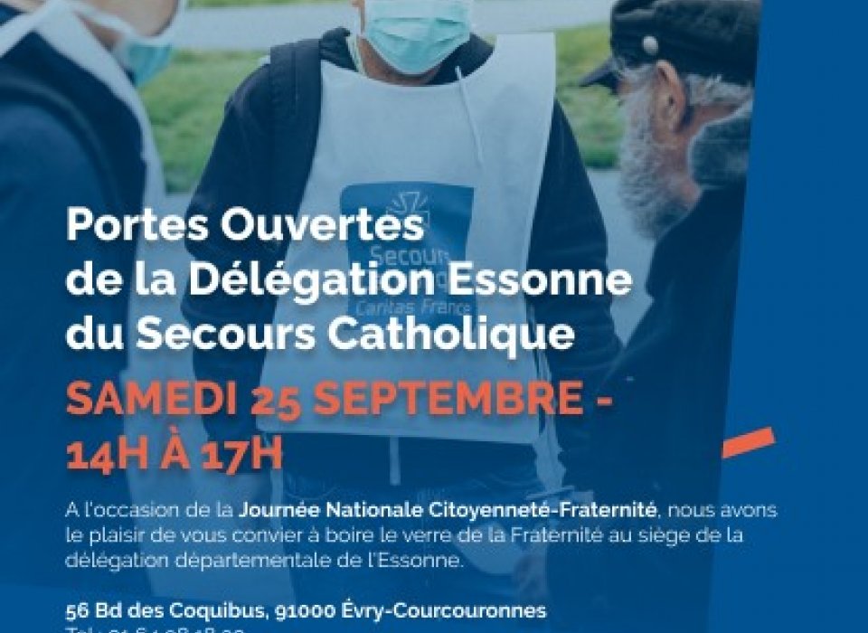 Journée portes ouvertes, le 25 septembre de 14 à 17 heures à Evry (91)